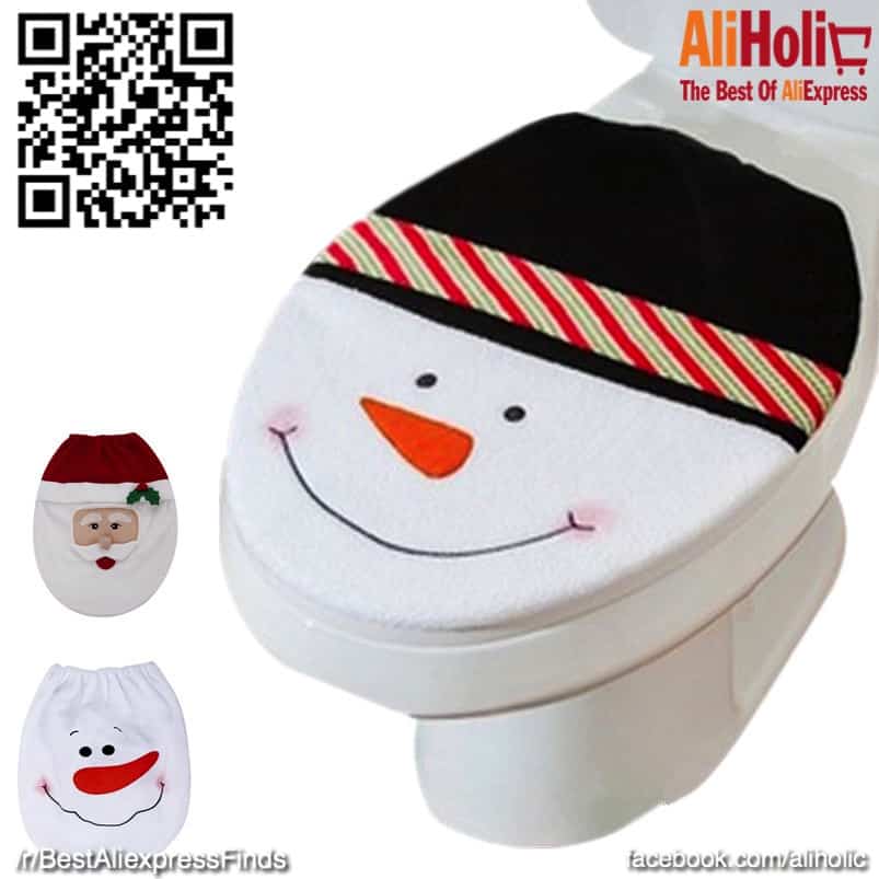 Christmas Toilet seat covers