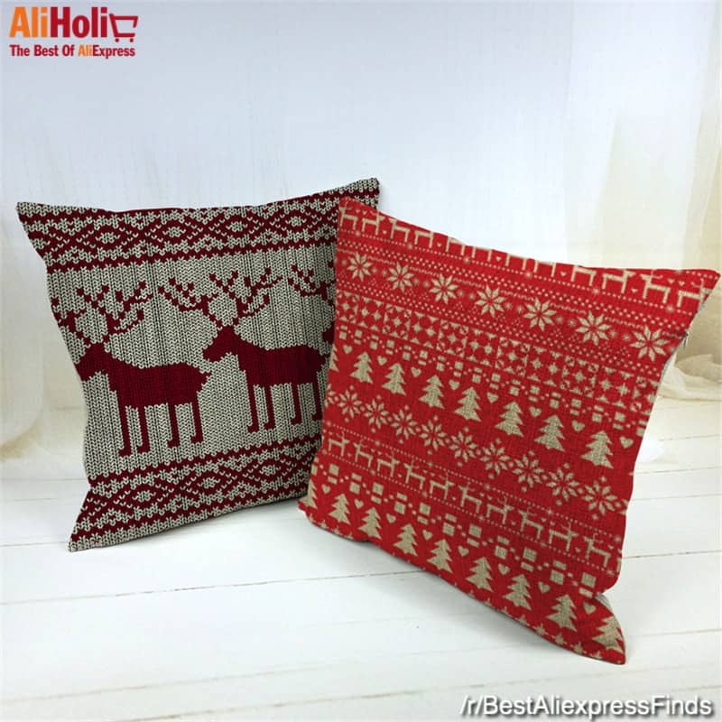Christmas festive pillowcases