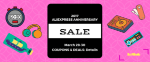 Read more about the article AliExpress 2017 March Anniversary Sale: coupons + discounts