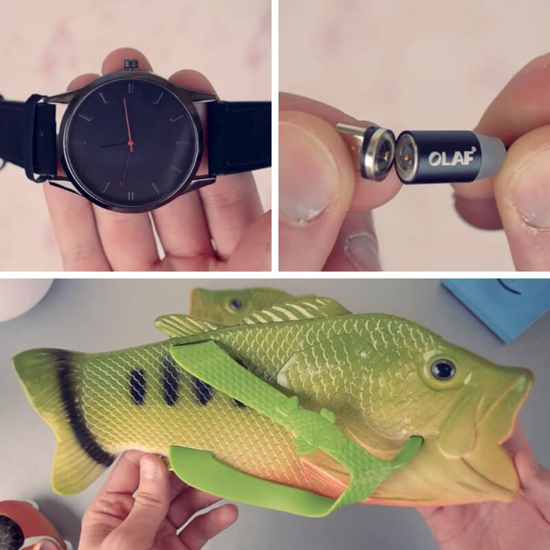 Unboxing - Vol. 11: Selfie light, $3 watch and FISH FLOPS
