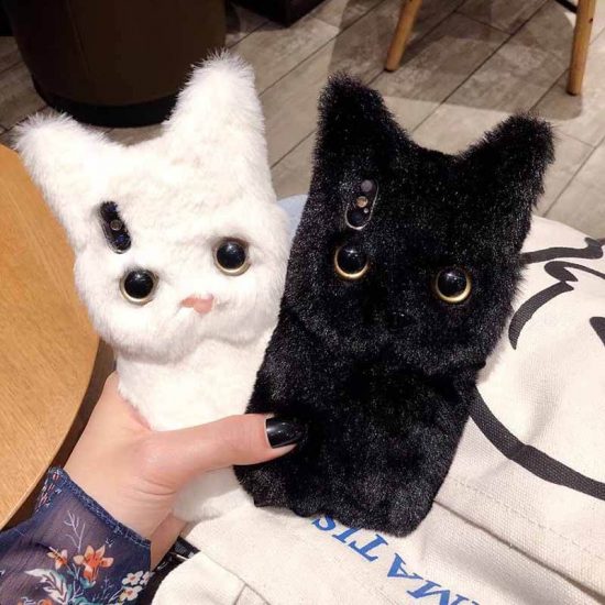 Plush phone case
