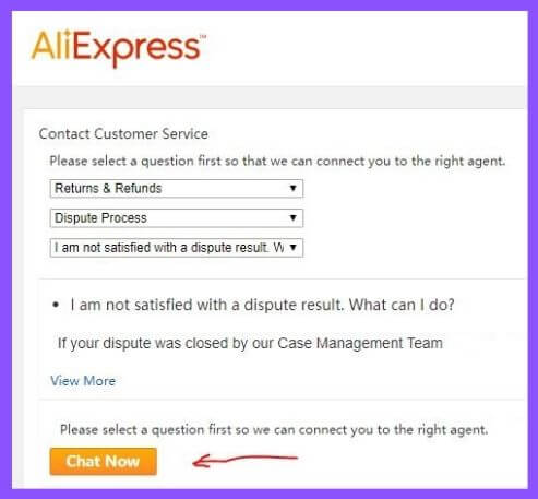 aliexpress call center