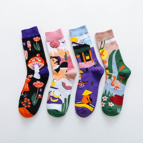 Kleurrijke sokken 1