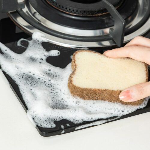 Toast dish sponge