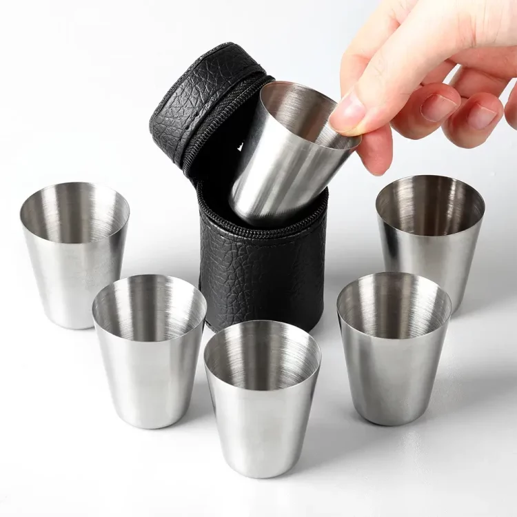stainless steel cup set